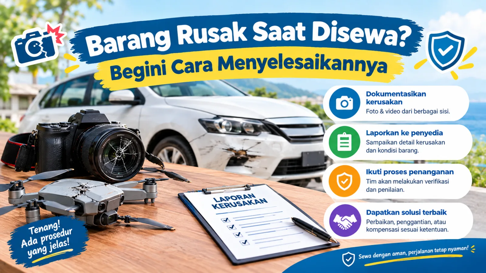 Barang Rusak Saat Disewa? Begini Cara Menyelesaikannya