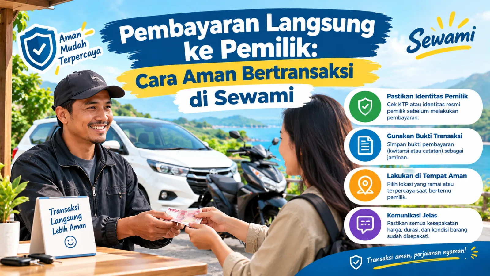 Pembayaran Langsung ke Pemilik: Cara Aman Bertransaksi di Sewami
