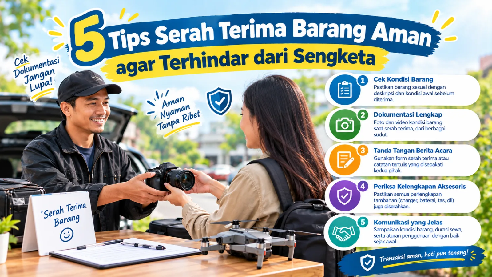 5 Tips Serah Terima Barang Aman agar Terhindar dari Sengketa